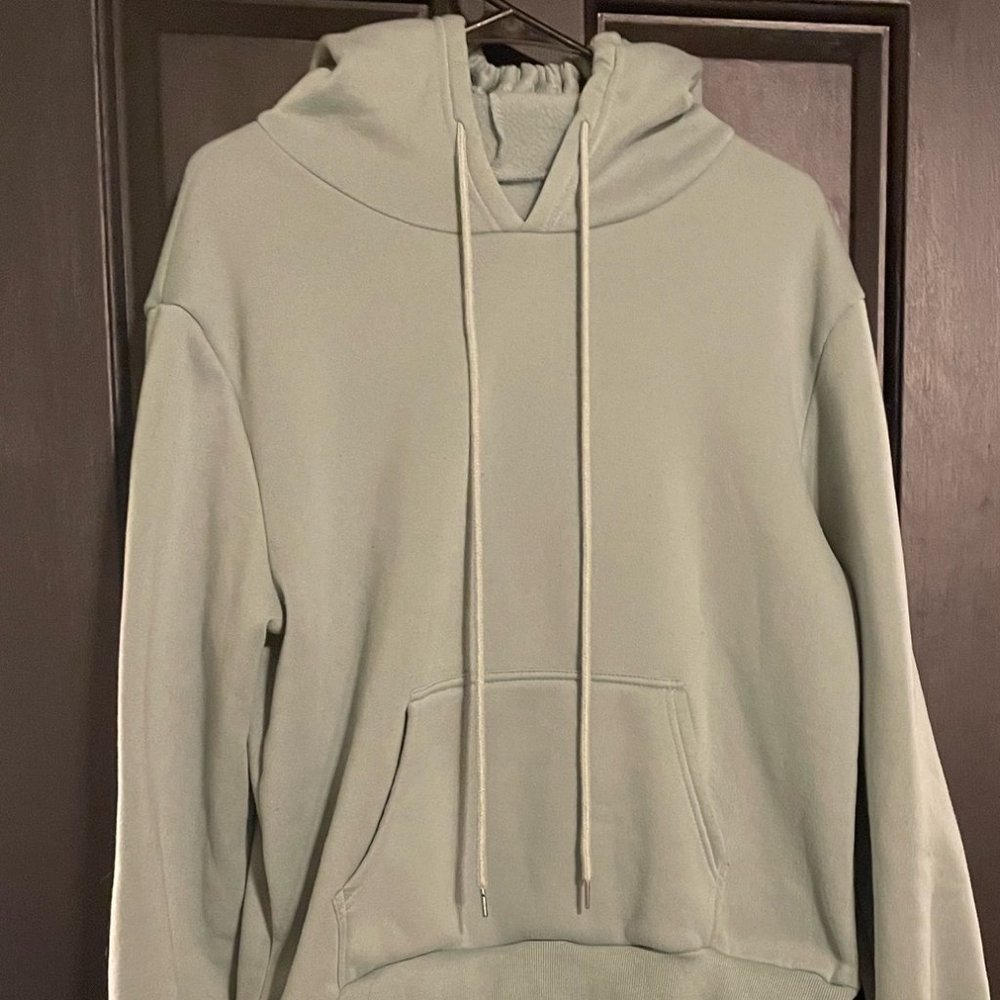 Women's large sage green hoodie